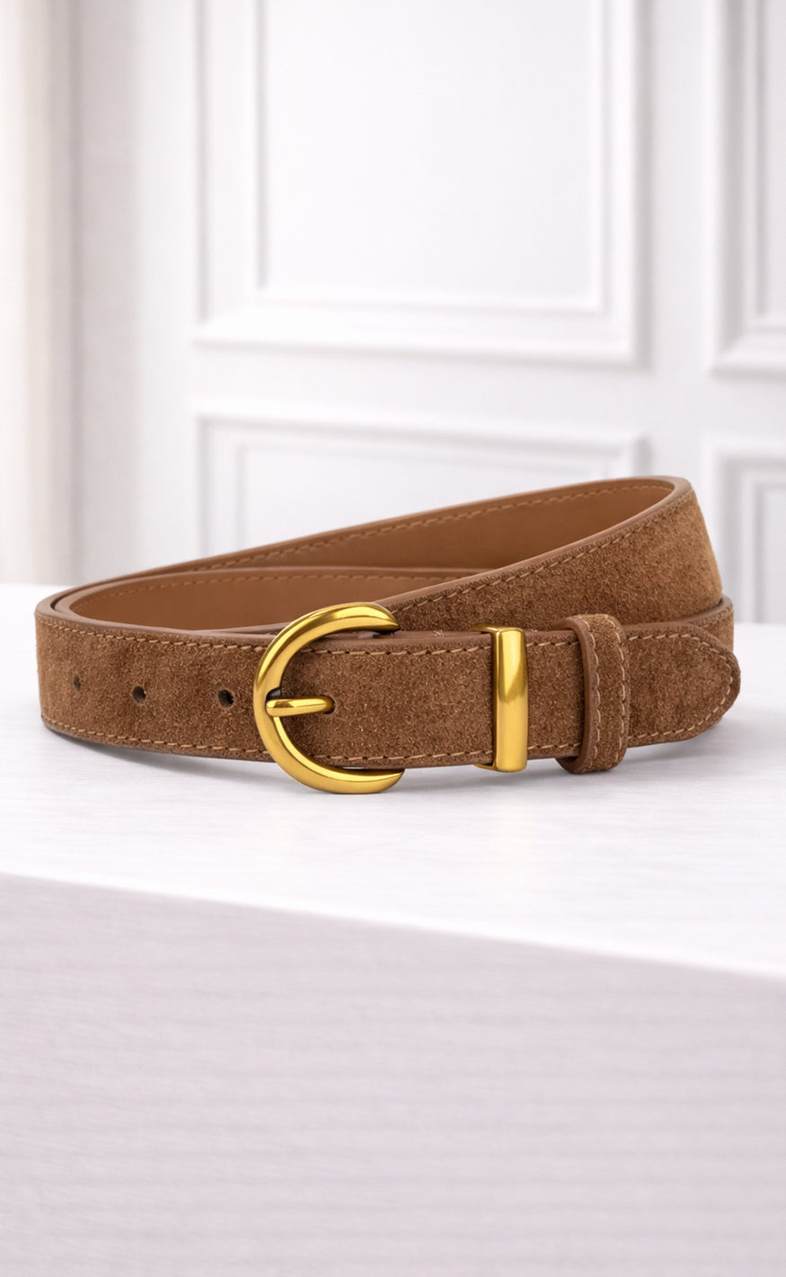 Say INA Copenhagen Belte - Carla Suede - Camel