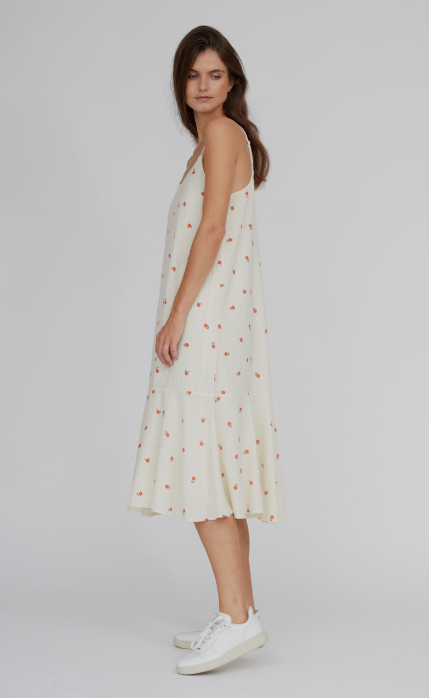 Basic Apparel Kjole - Salvie - Birch / Dusted Clay