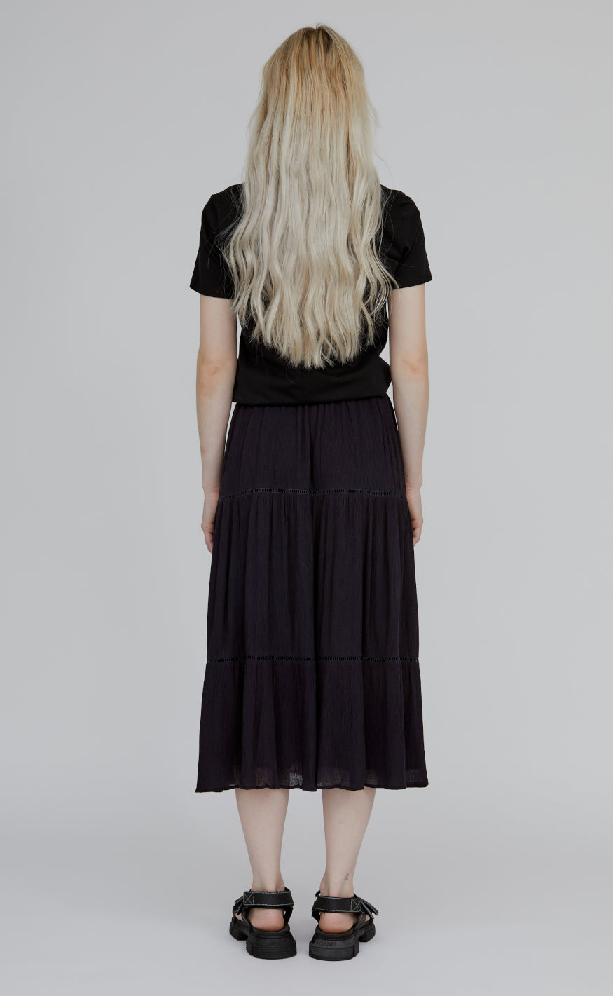 Basic Apparel Skjørt - Azela - Black