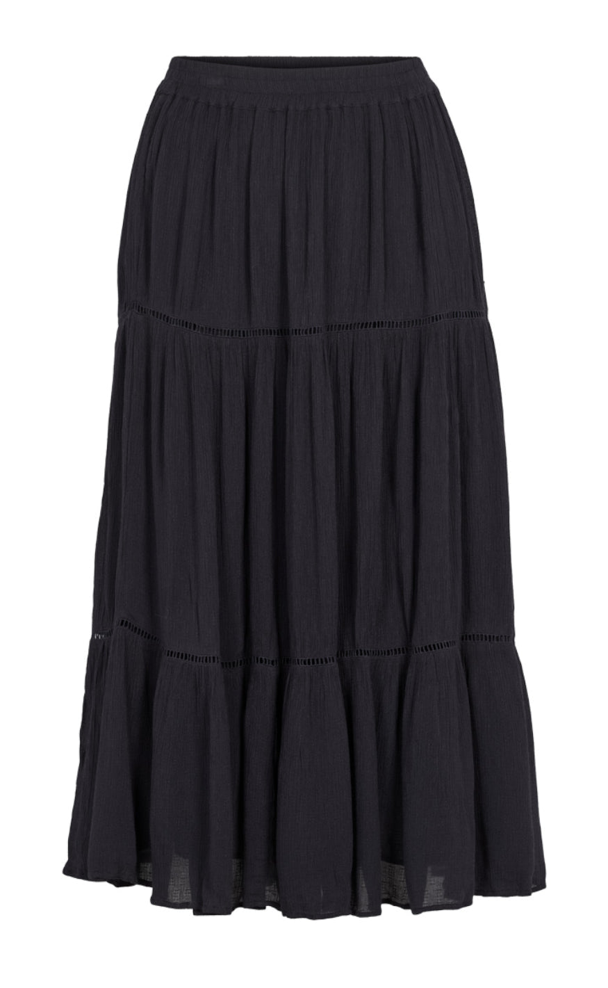 Basic Apparel Skjørt - Azela - Black