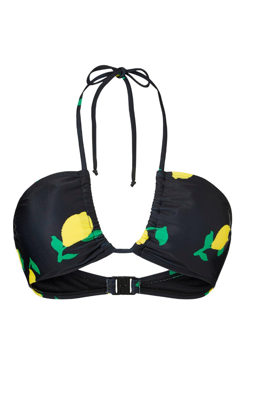 Beck Söndergaard Bikini Topp - Limone Billa - Black