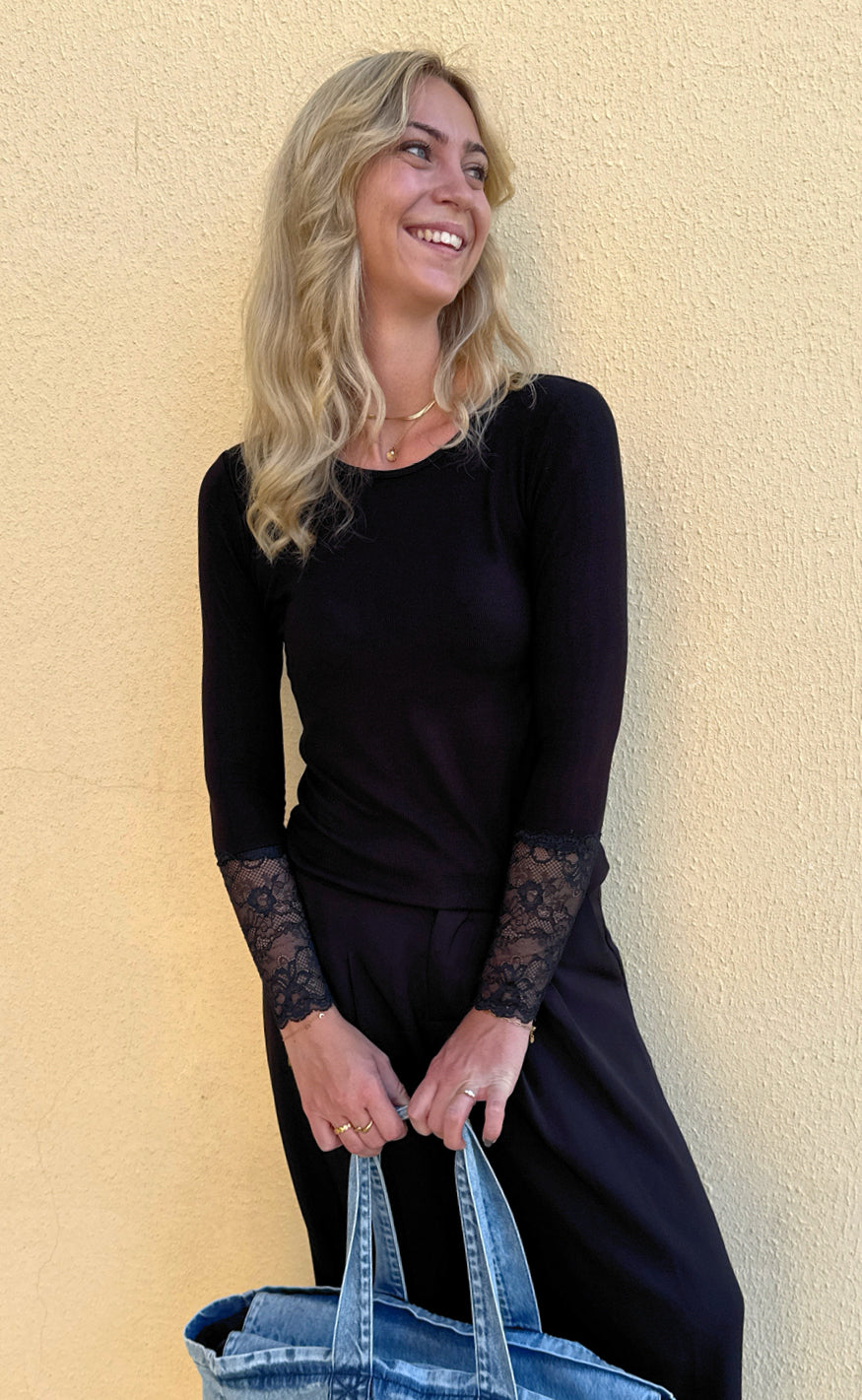 Say INA Copenhagen Bluse - Belinda - Black
