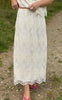 Say INA Copenhagen Skjørt - Elly Lace - White