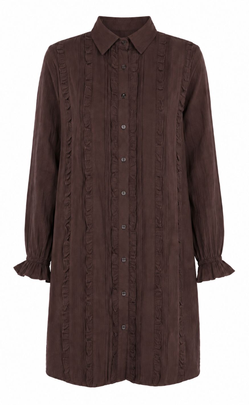 Say INA Copenhagen Kjole - Cille - Dark Brown