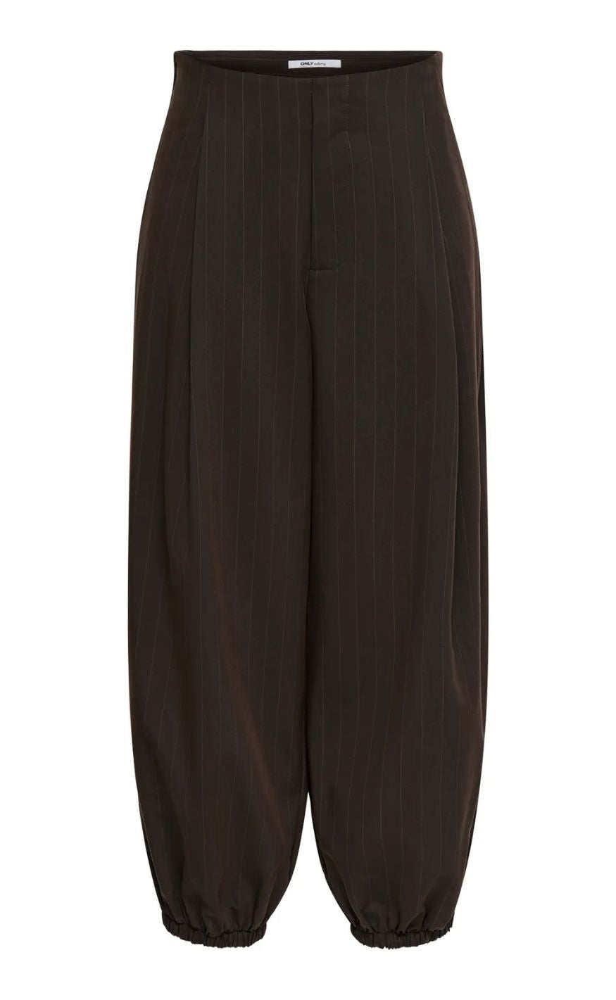 ONLY Bukser - Rumba-Alden - Mole Pumic Stone Pinstripes