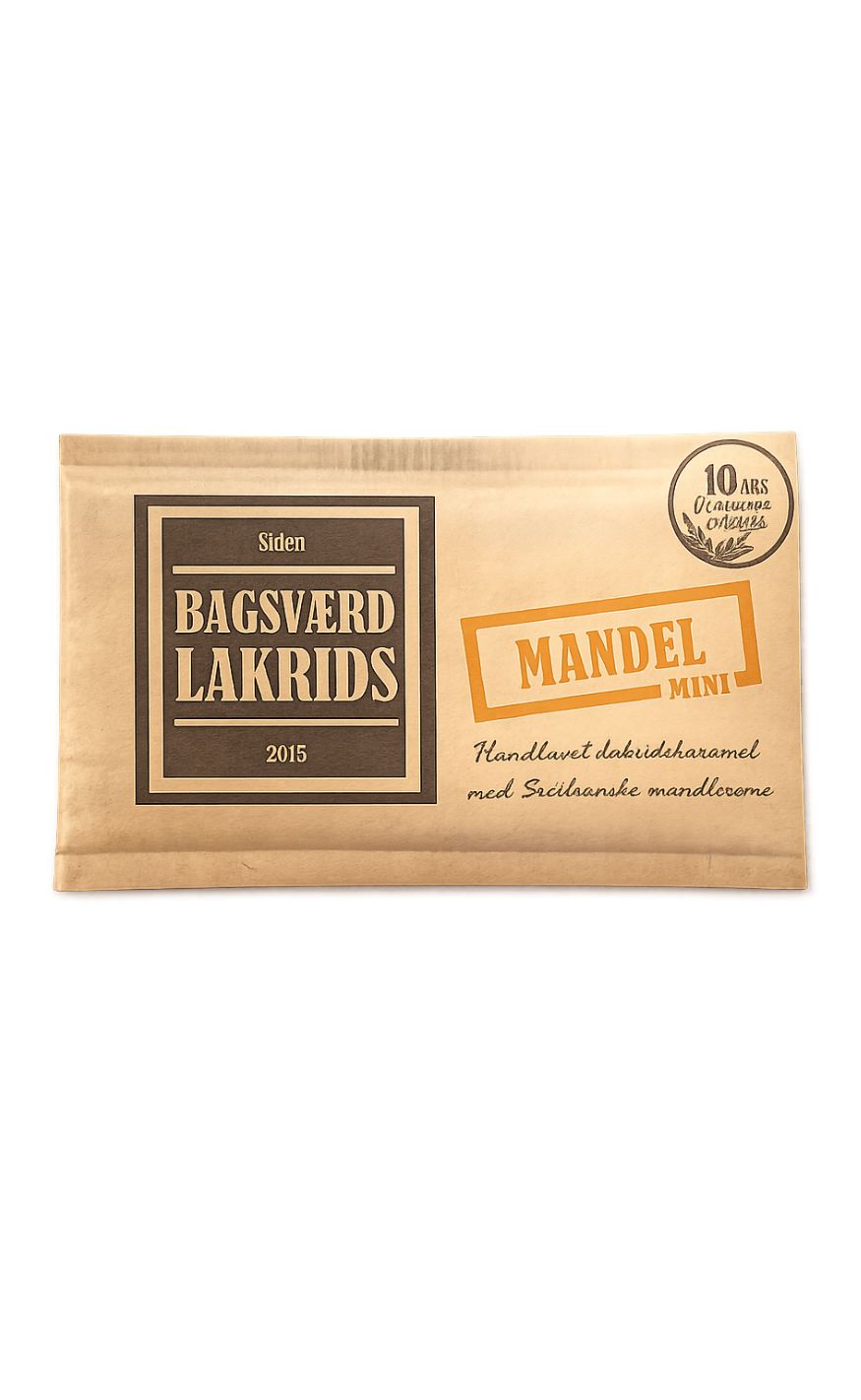 Bagsværd Lakrids - Plade Lakrids - Mandel Mini