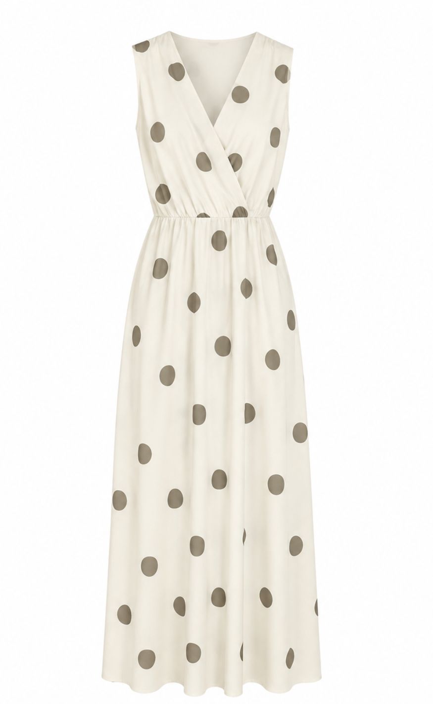Marta Du Chateau Kjole - Linetta - Beige