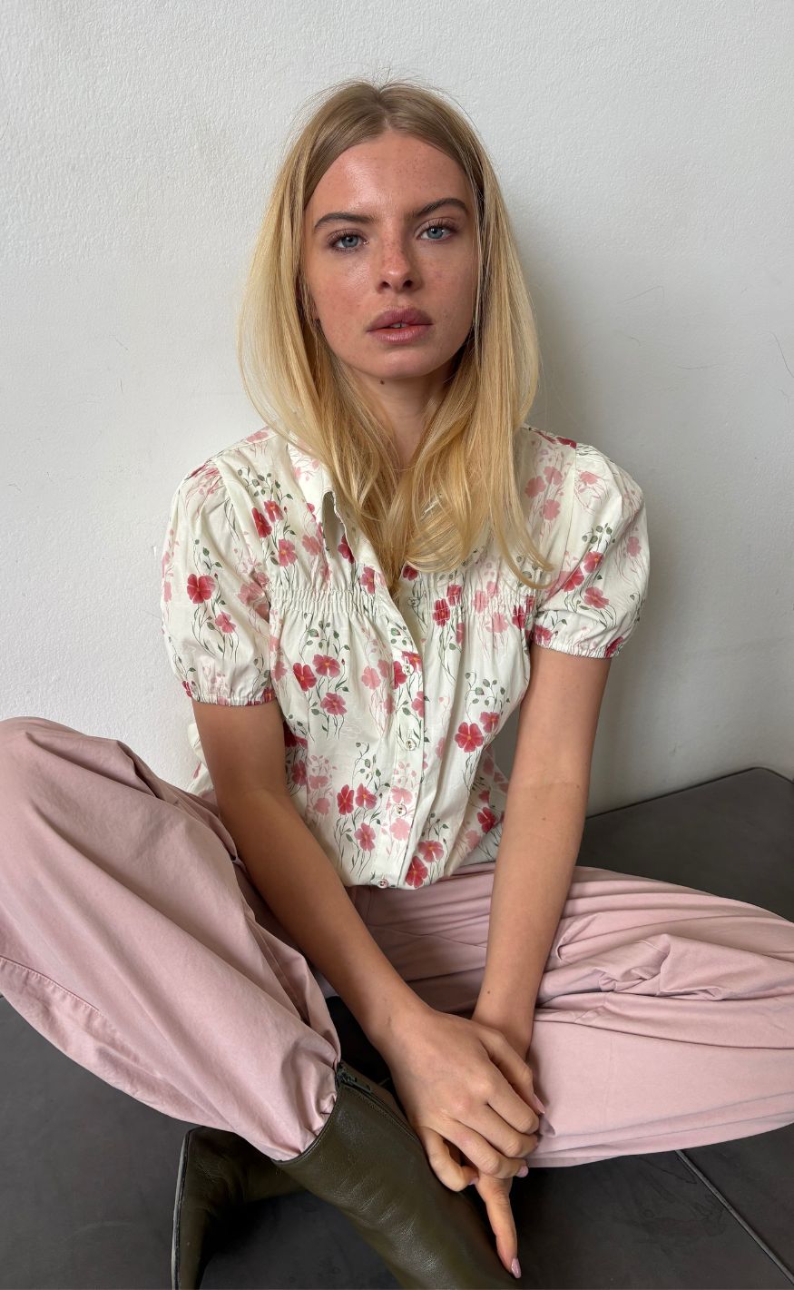 Continue Bluse - Elinor - Flower Print