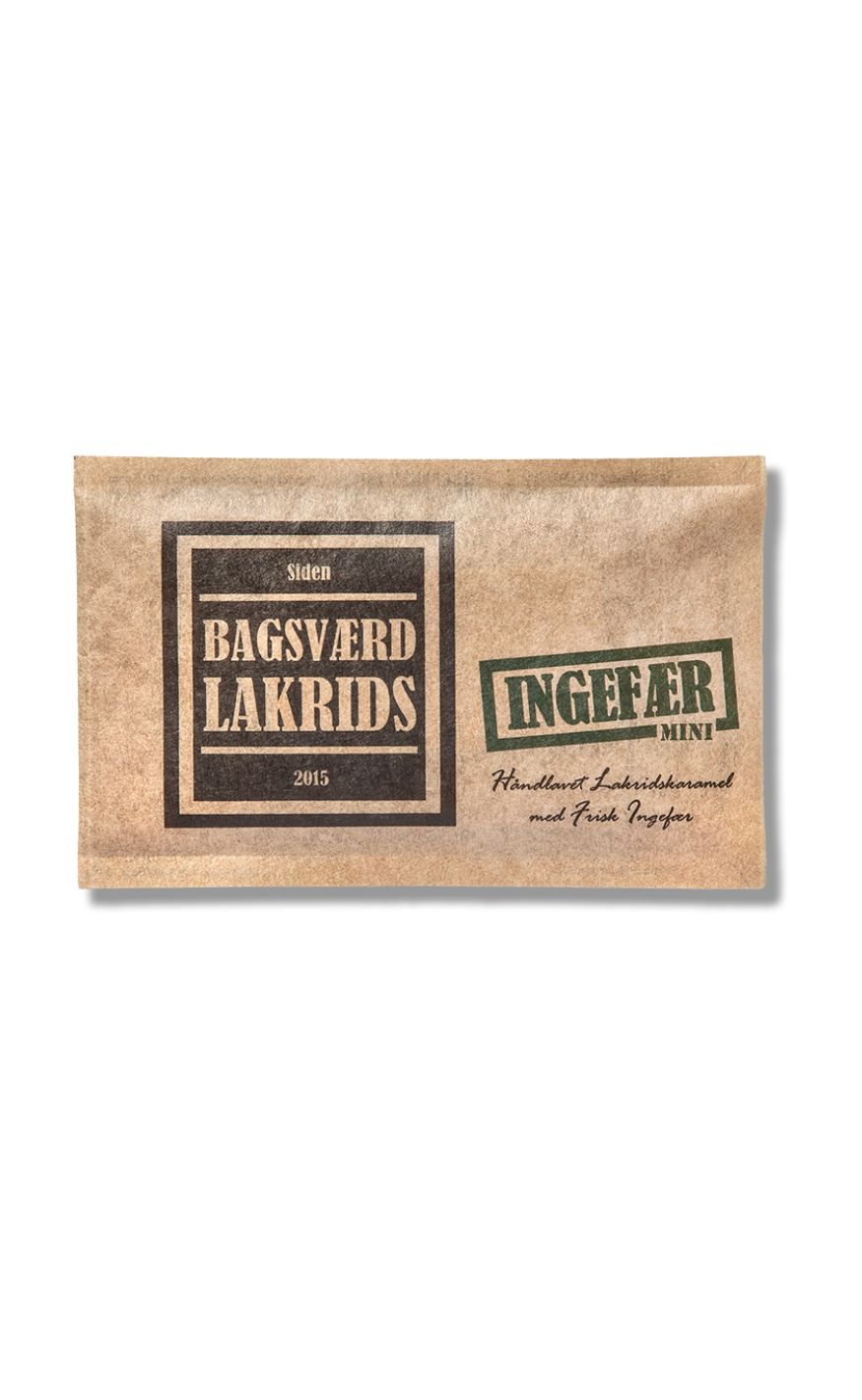 Bagsværd Lakrids - Plade Lakrids - Ingefær Mini