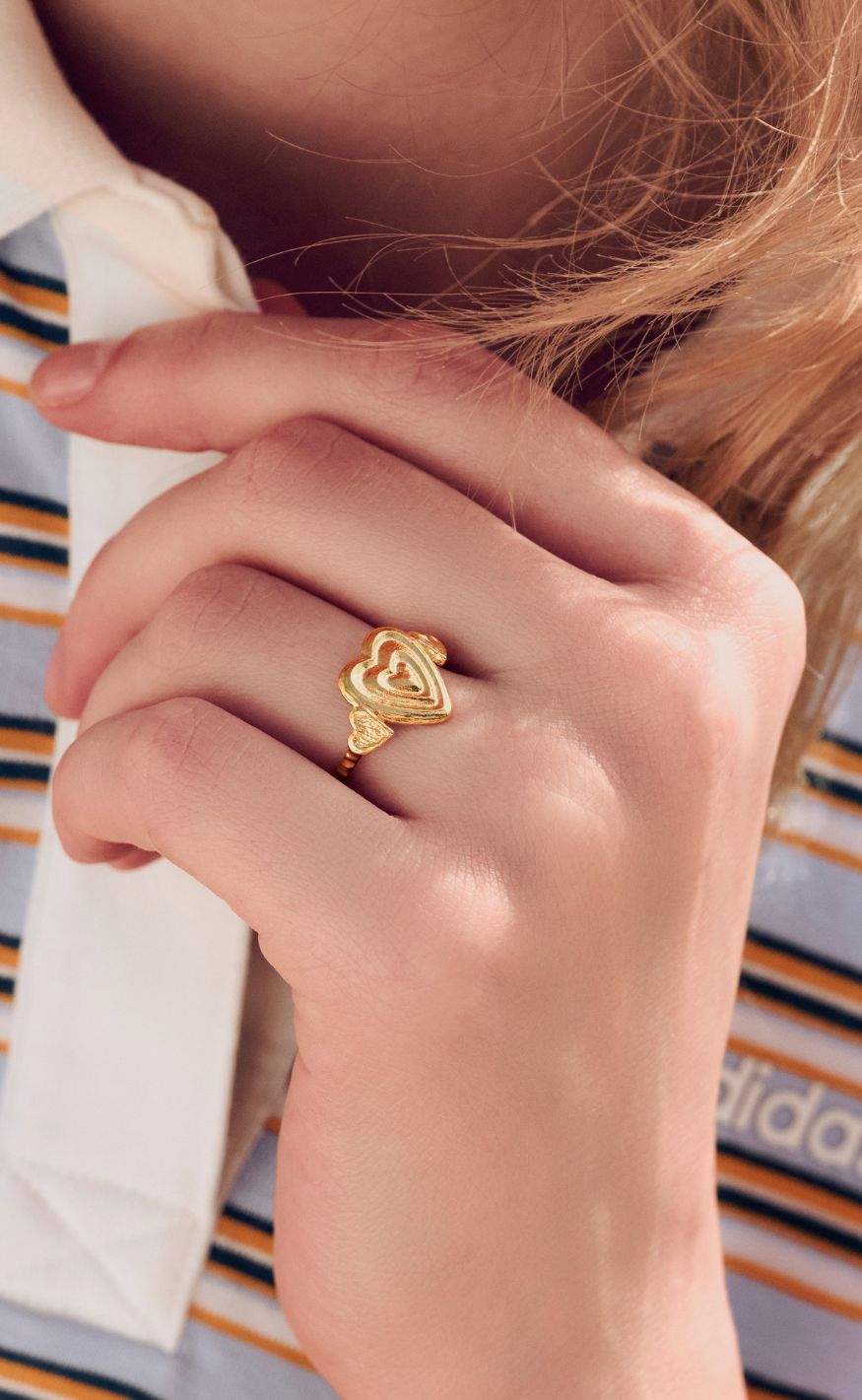 Maanesten Ring - Mabel - Gold Colour