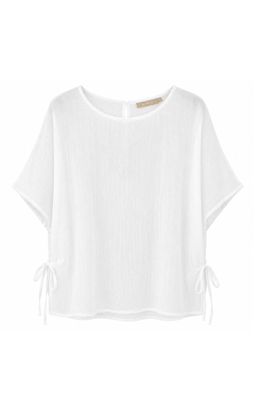 Marta Du Chateau Bluse - Annalise - White