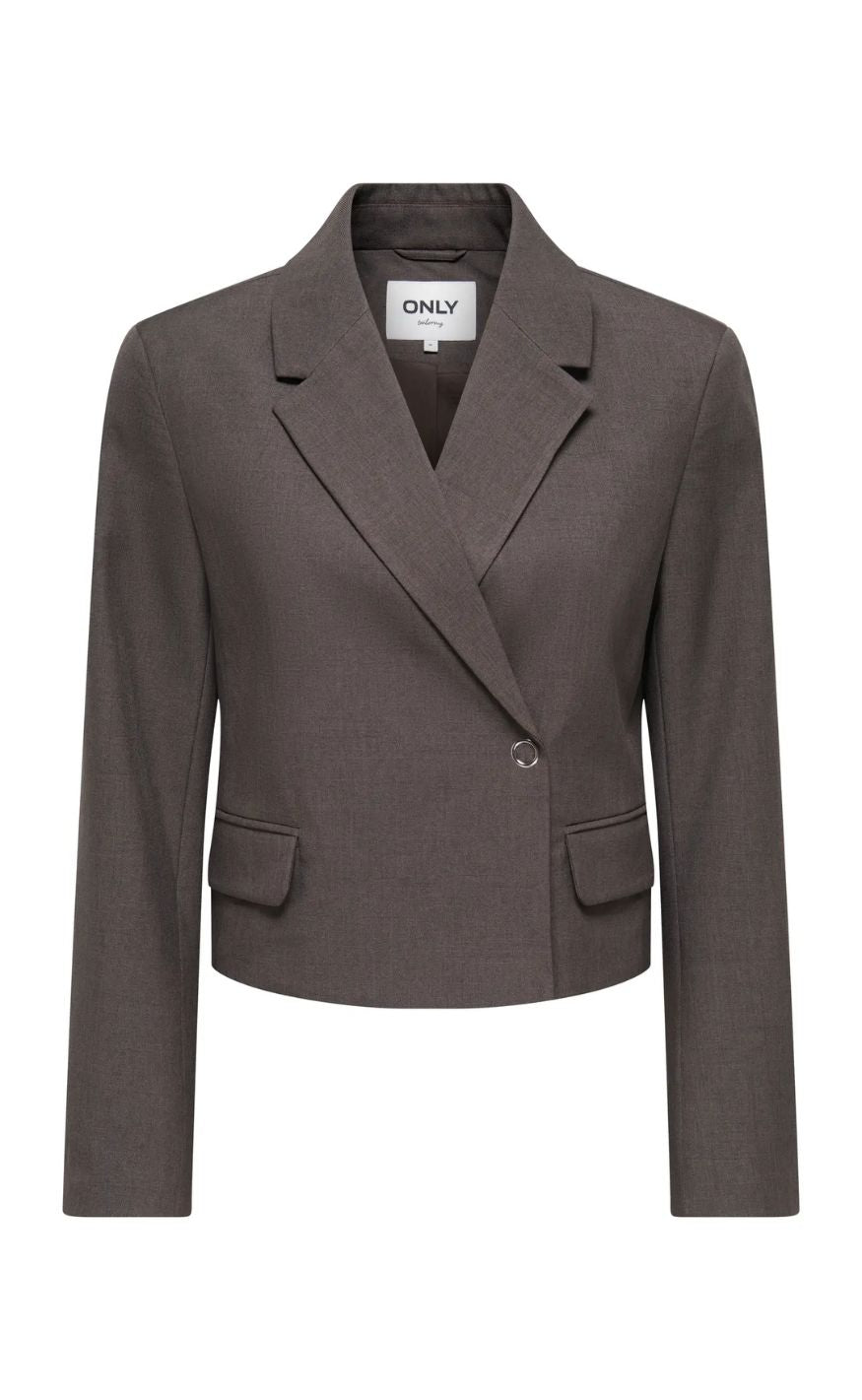 ONLY Blazer - Linda Asym - Chocolate Torte Melange