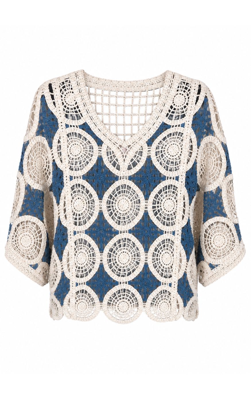 Marta Du Chateau Bluse - Renny - Blue