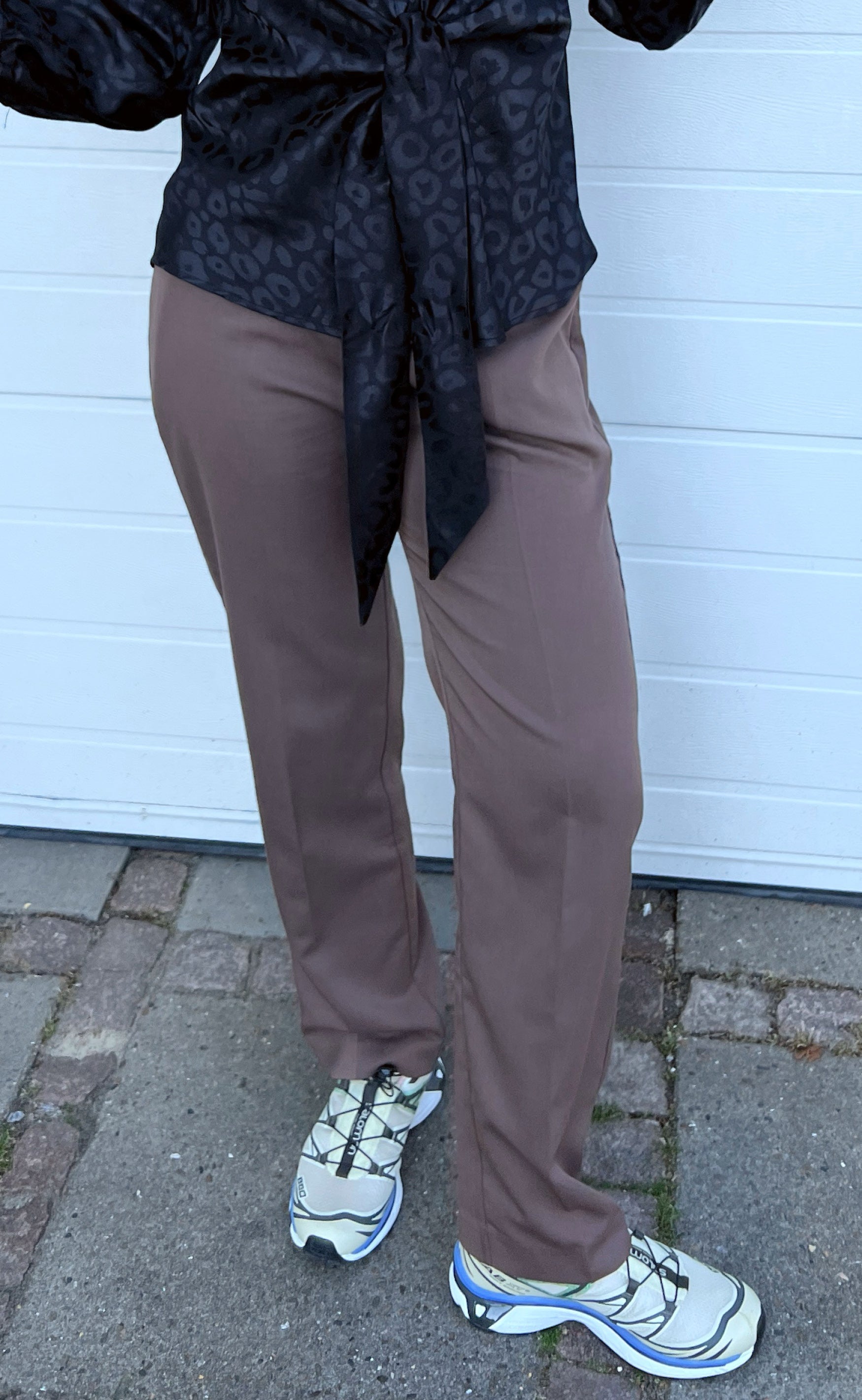 INA Copenhagen Bukser - Zoey Wide - Chocolate