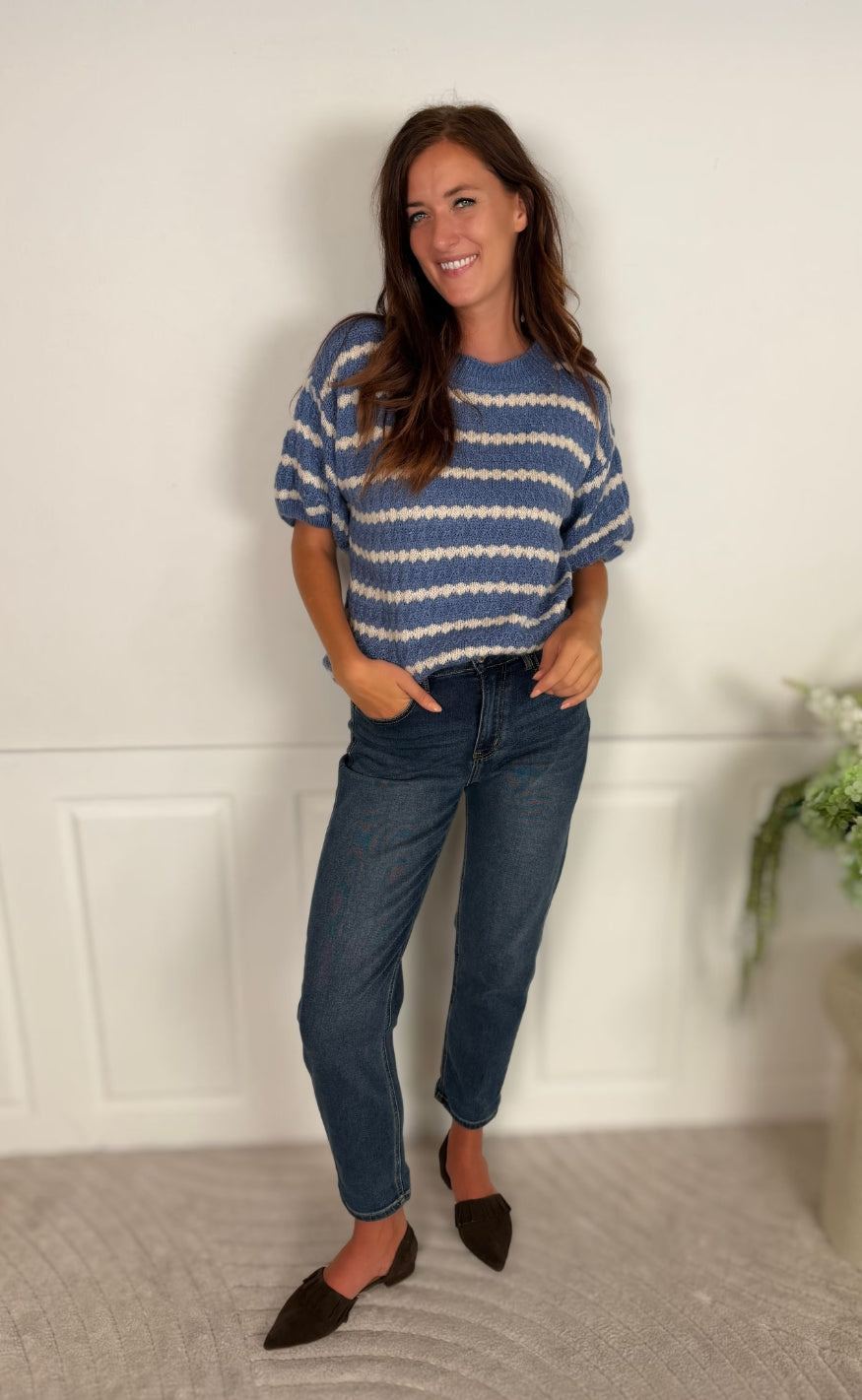 Marta Du Chateau Genser - Pippi - Jeans Blue