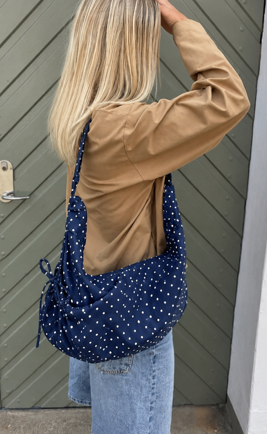 Say INA Copenhagen Veske - Dalia - Navy Blue W. White Dots