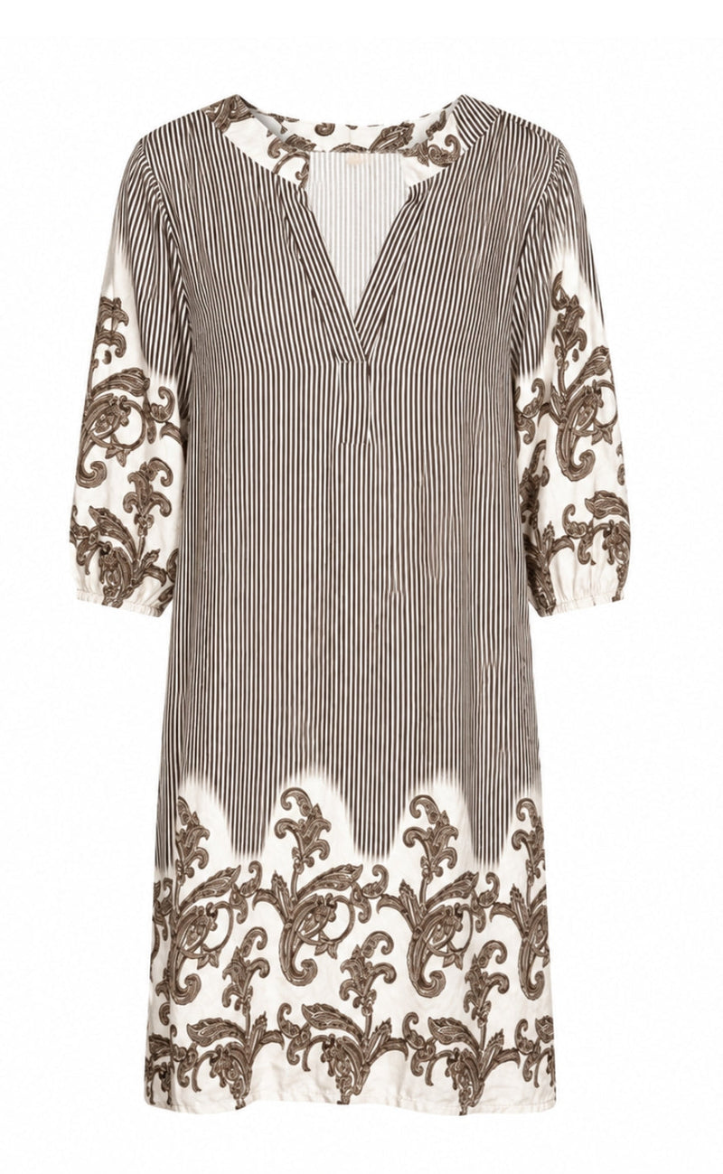 Marta Du Chateau Kjole - Goldie - Marrone4602tpe