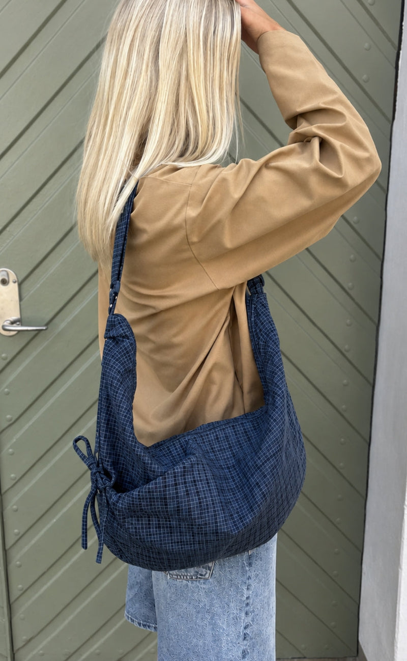 Say INA Copenhagen Veske - Dalia - Dark Blue Checks