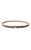 Black Colour Belte - Sophy - Natural Leo