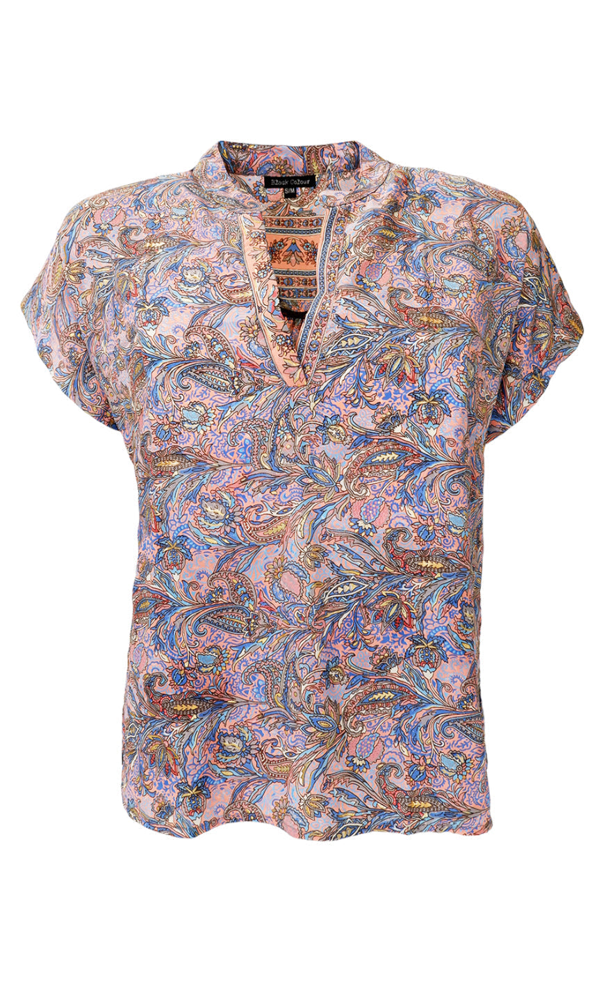 Black Colour Bluse  - Luna Andrea  - Blush Tropic