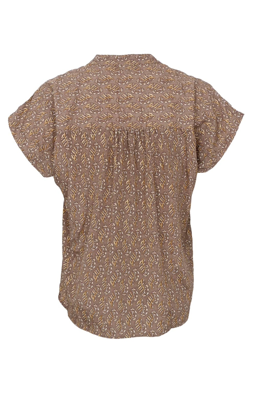 Black Colour Bluse - Luna Andrea - Taupe Mist
