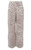 Black Colour Bukser - Melina Wide Linen - Nougat Leo