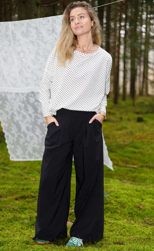 Black Colour - Davina Wideleg - Black