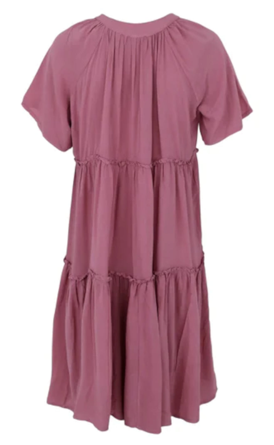 Black Colour Kjole - Ada Boho - Antique Rose