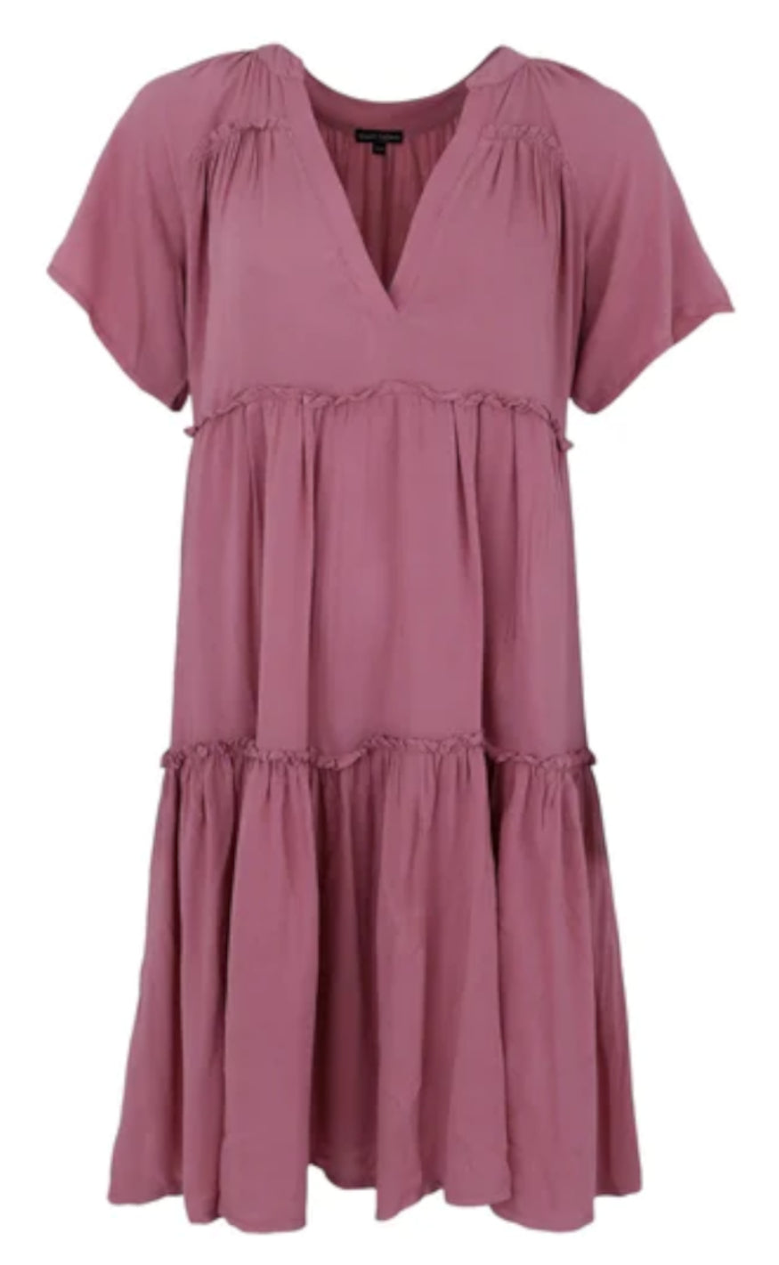 Black Colour Kjole - Ada Boho - Antique Rose