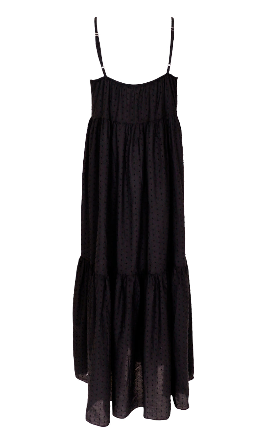 Black Colour Kjole - Dottie - Black