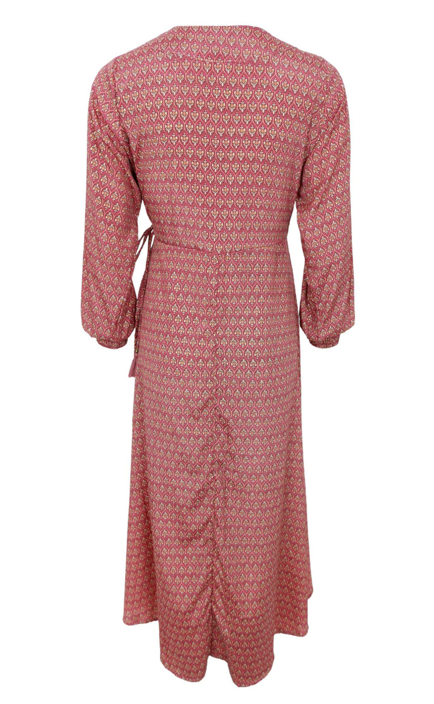 Black Colour Kjole - Luna Wrap - Indie Berry