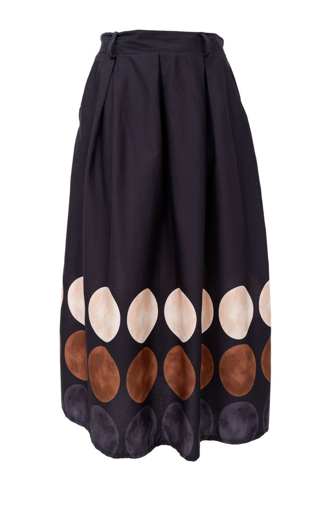 Black Colour Skjørt - Paris - Black