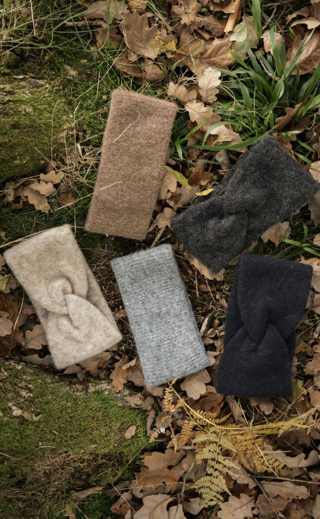 Black Colour Ørevarmer - Ginger - Grey