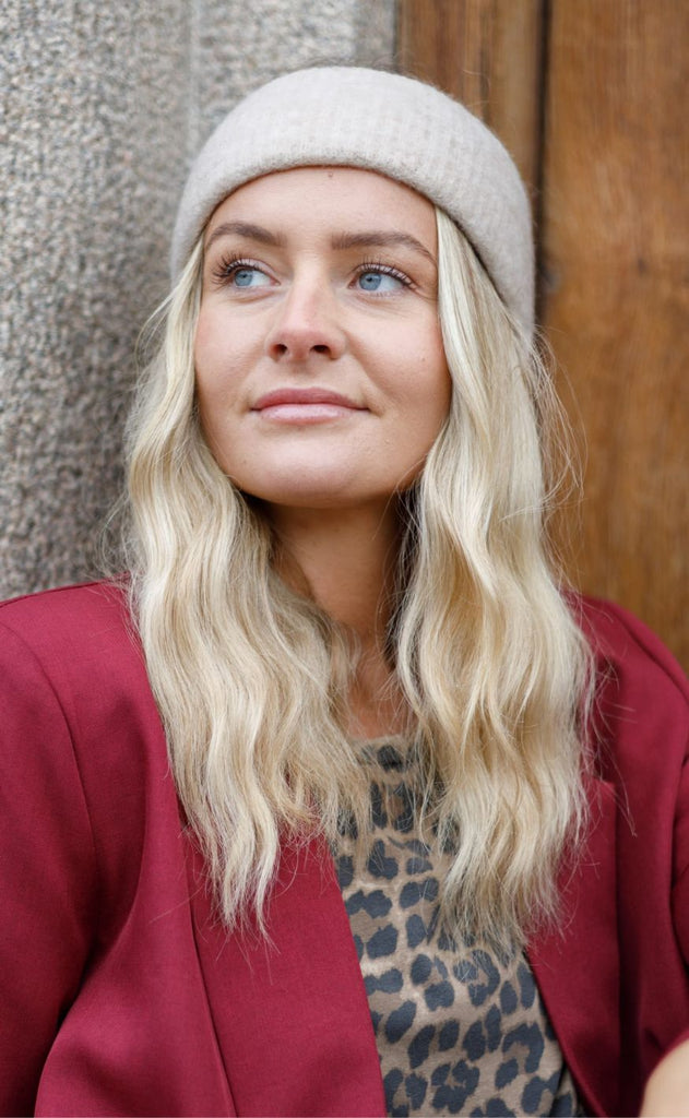 Black Colour Ørevarmer - Ginger - Grey