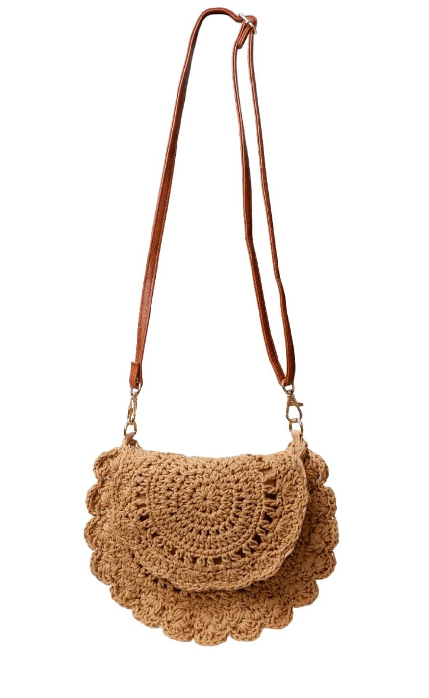 Black Colour Veske - Crochet - Nature