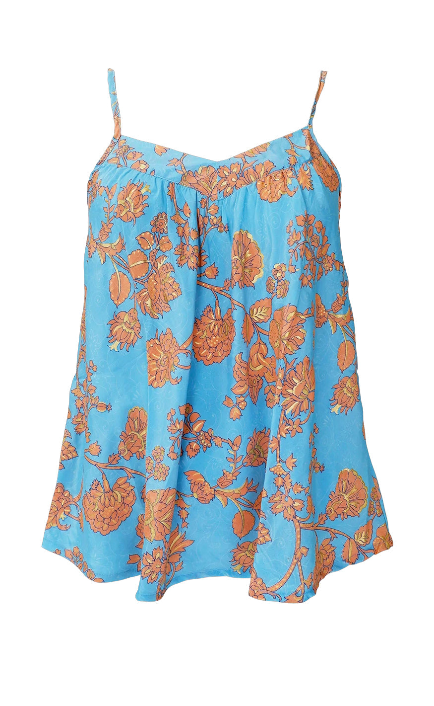 Black Colour Topp - Luna Vea - Blue Lotus