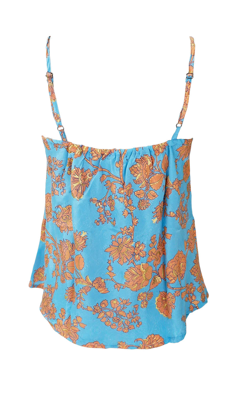 Black Colour Topp - Luna Vea - Blue Lotus