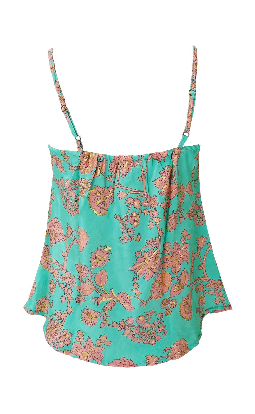 Black Colour Topp - Luna Vea - Green Lotus