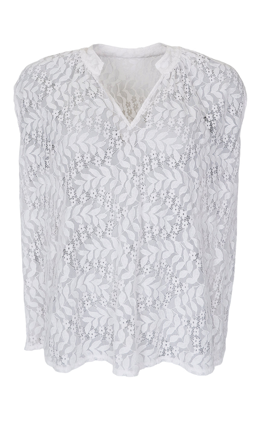 Black Colour Topp - Nivi - White