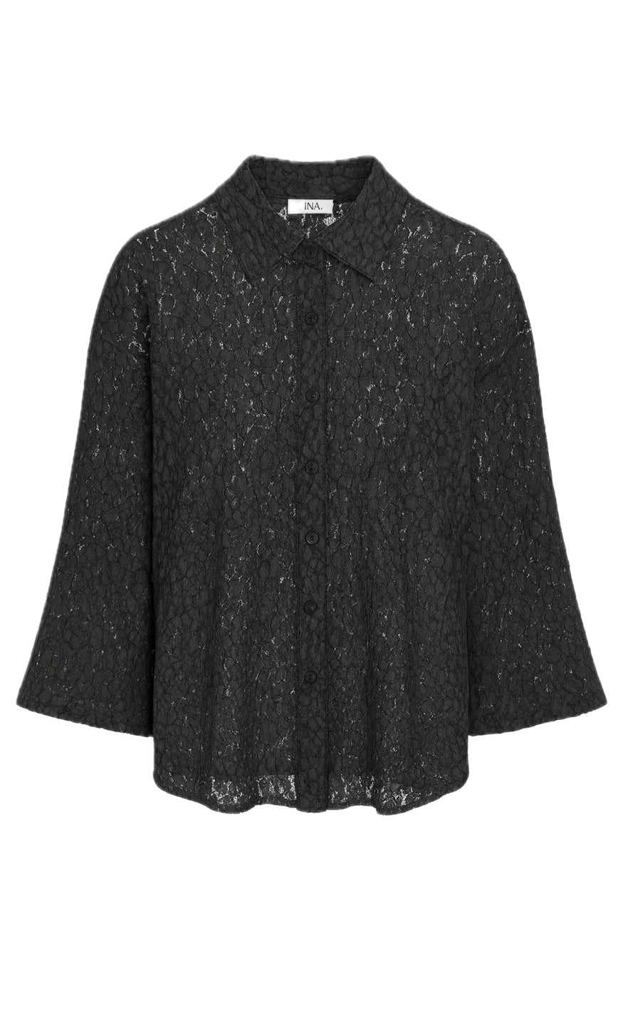 Say INA Copenhagen Skjorte - Belle Lace - Black