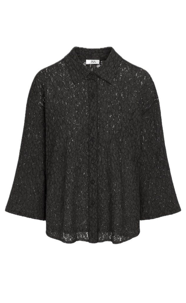 Say INA Copenhagen Skjorte - Belle Lace - Black