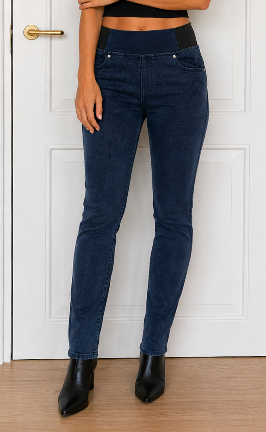 Say INA Copenhagen Bukser - Elisa Elastic Stretch - Raw Blue