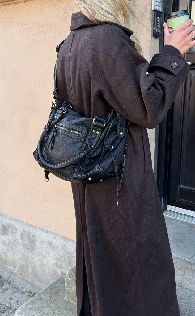 Say INA Copenhagen Veske - Cannes City - Black PU Leather