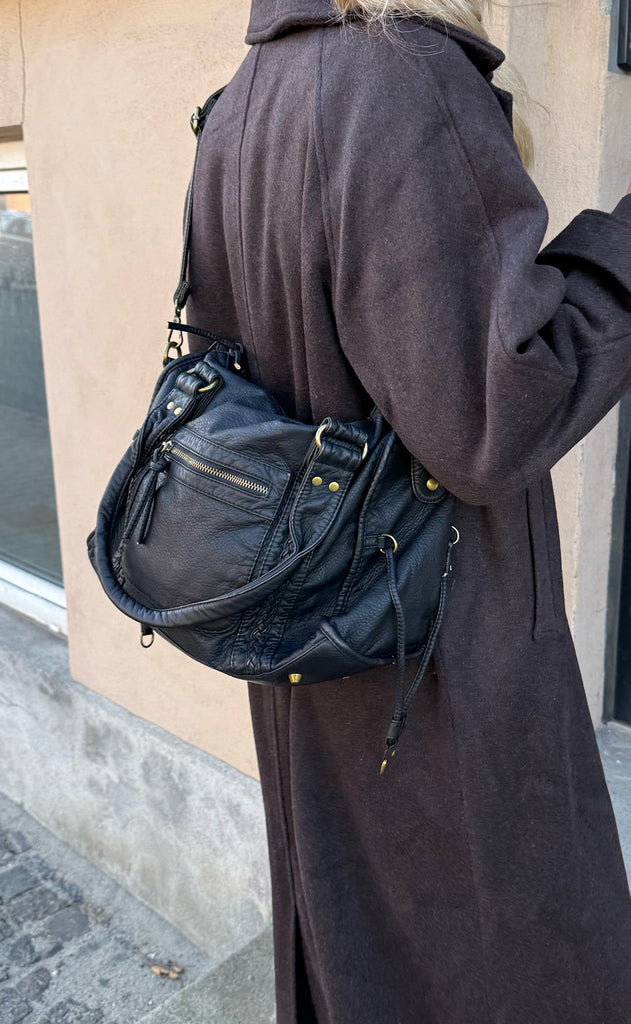 Say INA Copenhagen Veske - Cannes City - Black PU Leather