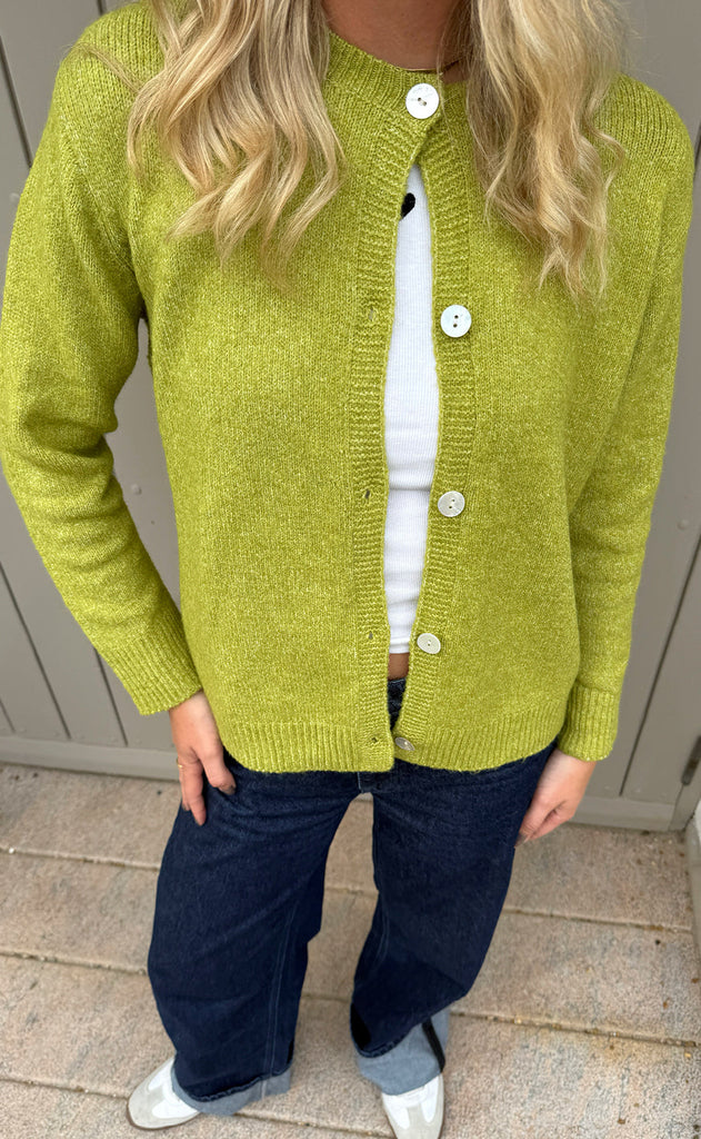 Say INA Copenhagen Cardigan - Cindy - Green
