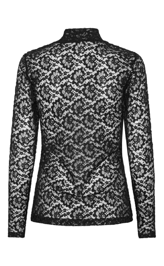 Continue Bluse - Alberte - Black