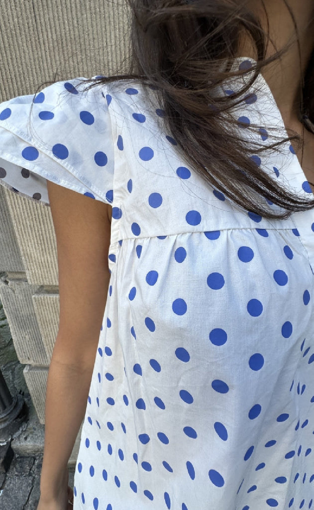 Continue Bluse - Christel - Blue Dot