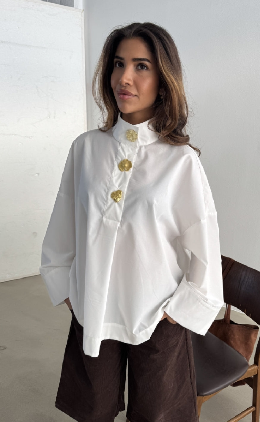 Continue Bluse - Klara - White