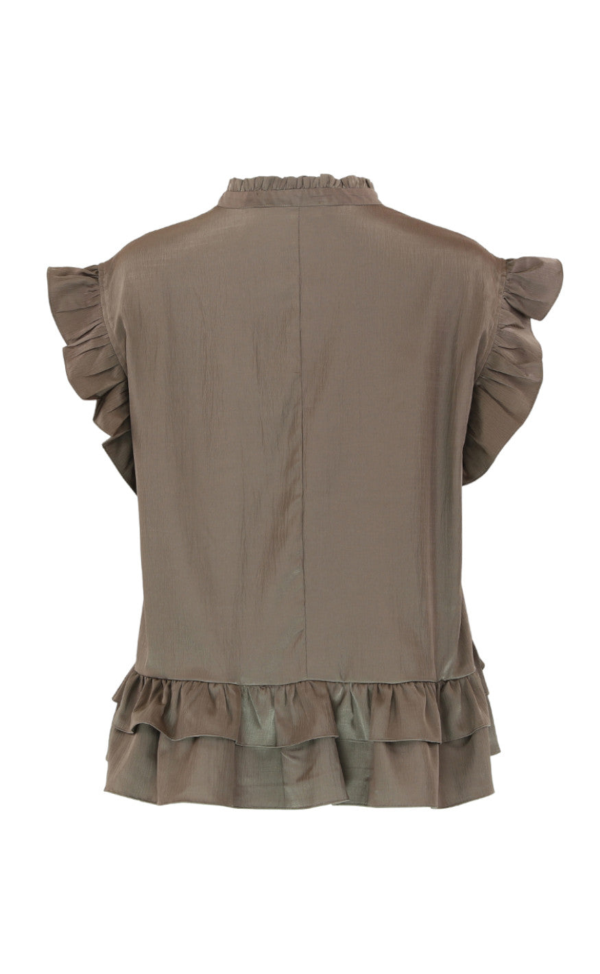 Continue Bluse - Kris - Latte