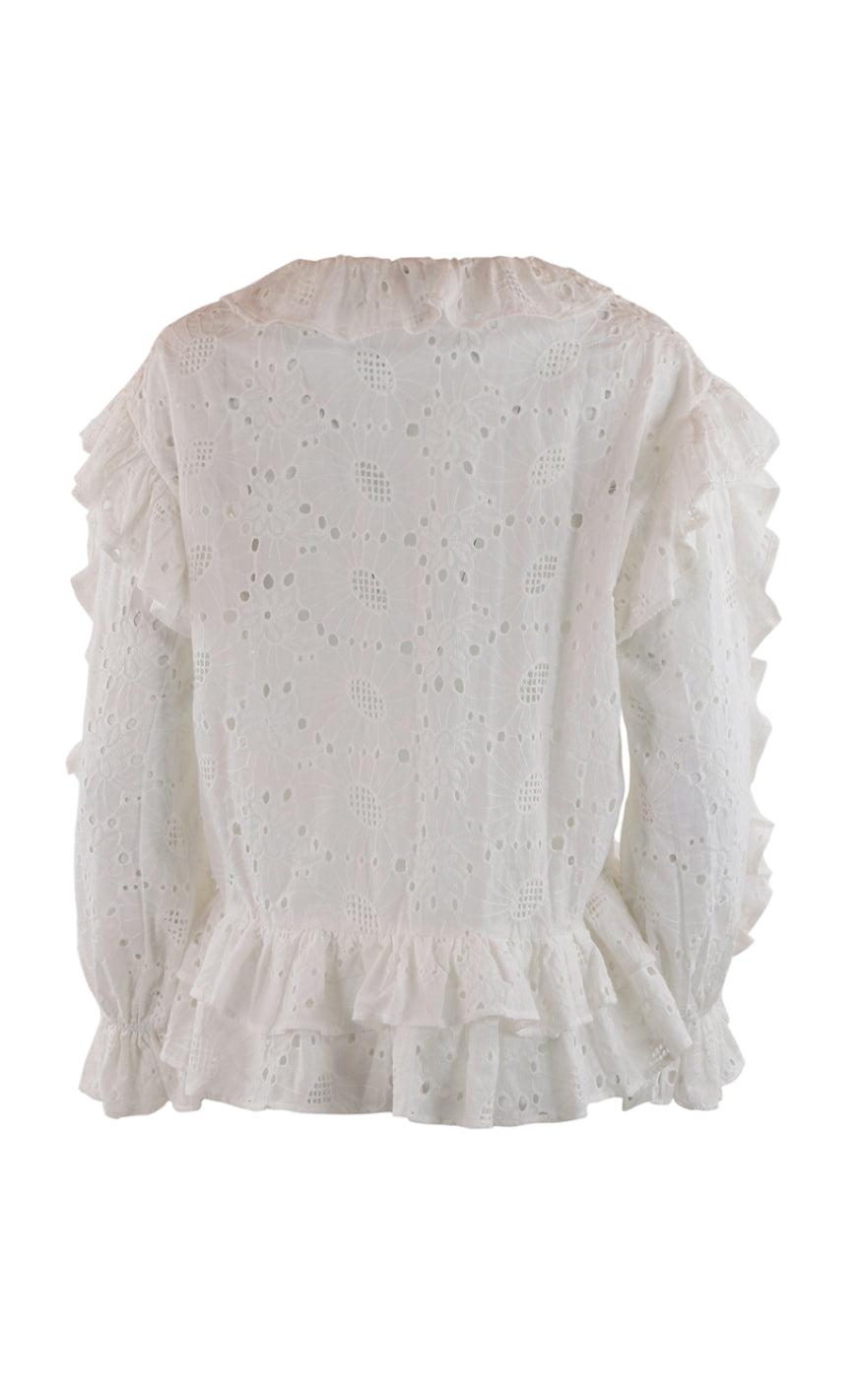 Continue Bluse - Lee - White